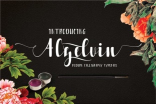 Alzelvin: A Handwritten Calligraphy Font Built for Real Design Work