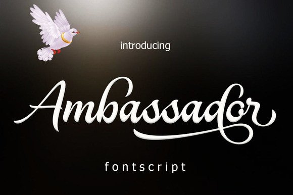 Ambassador: A Handwritten Font Built for Endless Creativity