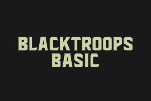 Blacktroops Basic: The Clean Typeface That Bridges Boldness and Readability
