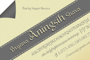 Bryana Aningsih Shara: A Versatile Font for Creative and Practical Projects