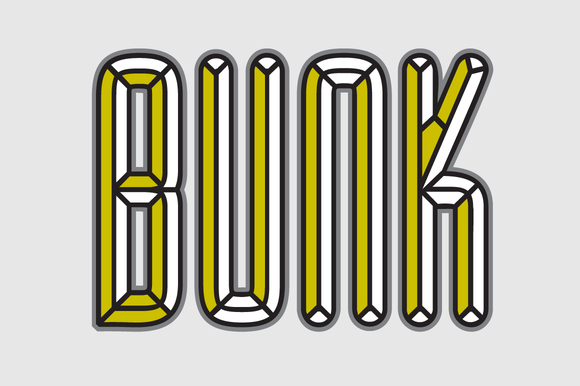 Bunk: The 8-Font Layering System for Classic Titling Effects