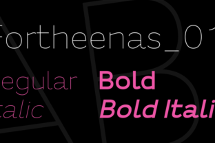 Fortheenas 01: A Practical Font for Everyday Creators and Professionals