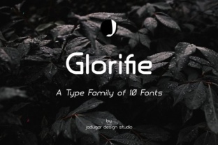 Glorifie: A Sans Serif Font Family Designed for Real Projects