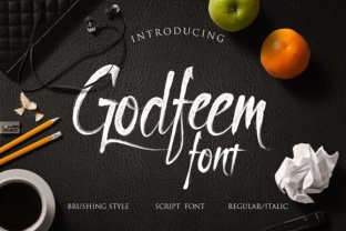 Godfeem: A Brush Handwriting Font for Creative Projects