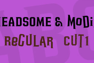 Headsome Modif: A Font for Modern Design