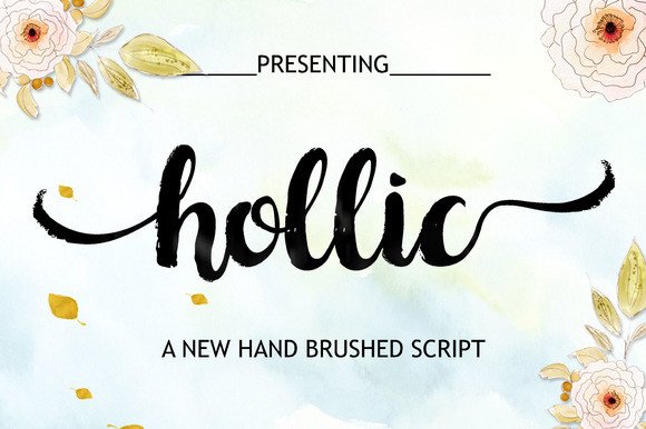 Hollic Brush: An Elegant Script Font for Every Creator