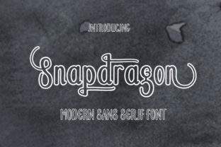 Introducing Snapdragon: The Sans Serif Font Duo That Blends Versatility and Elegance