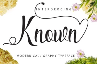Known: A Handwritten Script Font That Brings Authenticity to Your Design Work
