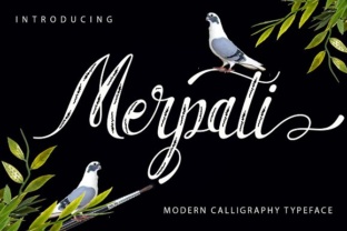 Merpati: A Handcrafted Script Font That Brings Warmth and Character to Digital Design