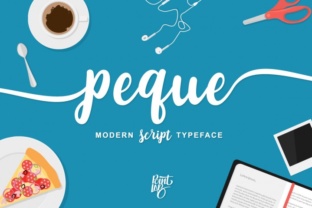 Peque: A Modern Script Font Built for Creative Freedom