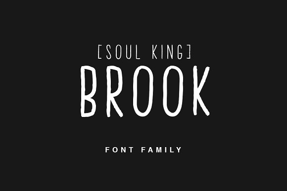 The Brook Font Family: A Handcrafted Typeface with Graceful Versatility